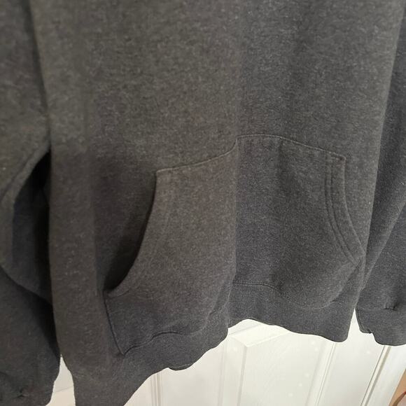 Champion Carolina Fleece Pullover Hoodie Sweatshirt Sz. L Gray Football - Picture 6 of 6